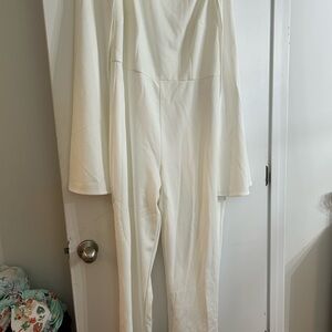 Adrianna Papell Cream Jumpsuit